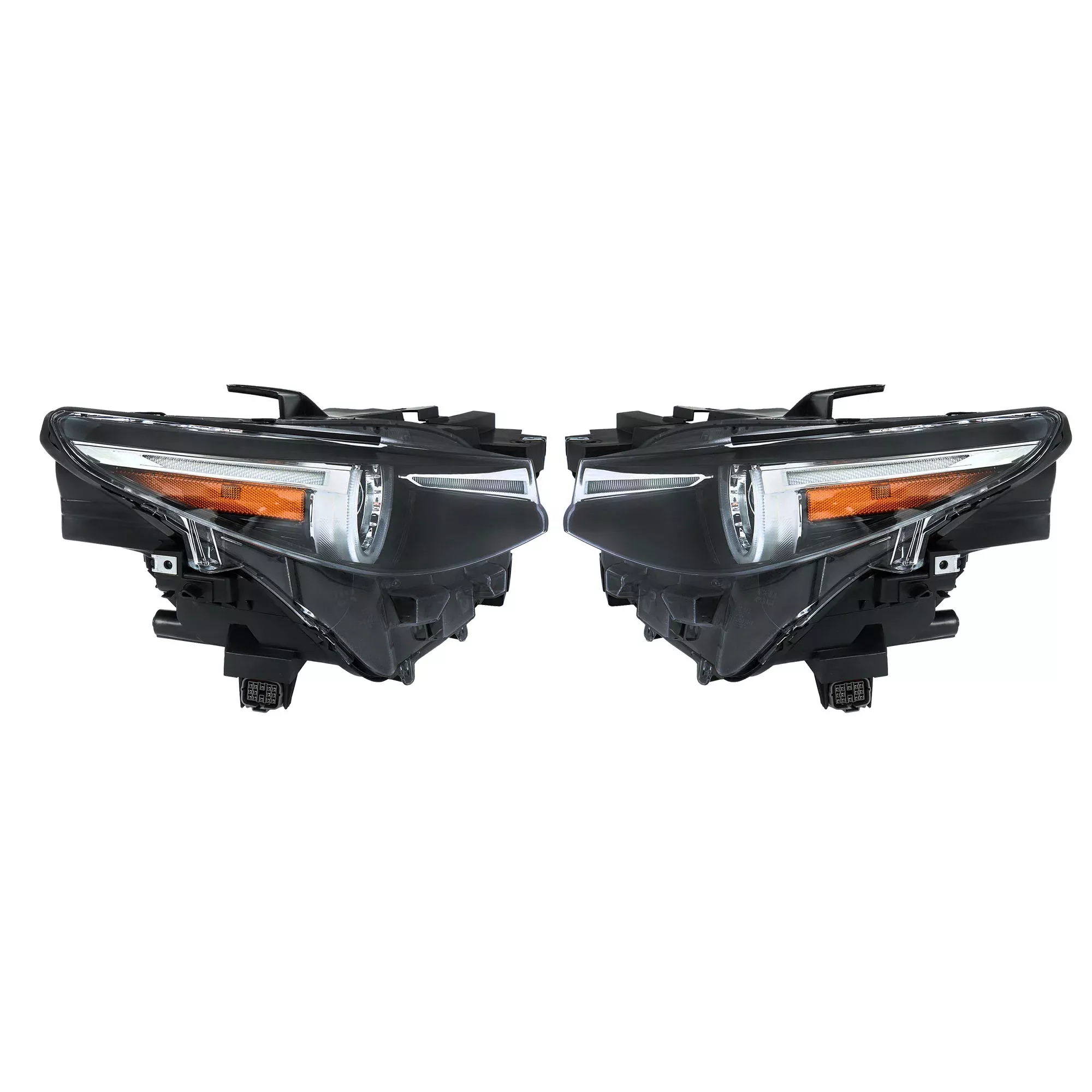 Left+Right Side Full LED Headlight Adaptive For Mazda CX-9 2016-2023 Lamps w/AFS
