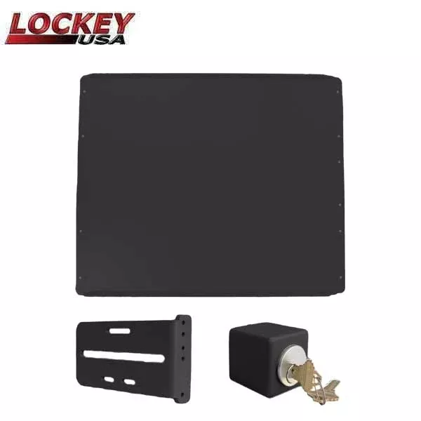 Lockey - PS50 - Standard Panic Shield Safety Kit - With Keyed Gate Box - Black