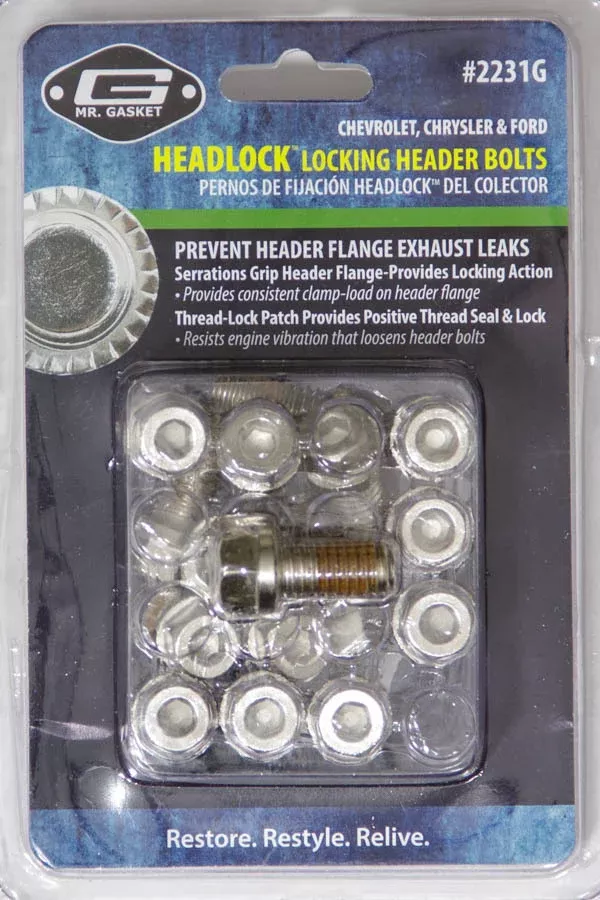 Locking Header Bolt Kit 3/8-16 x 3/416pk