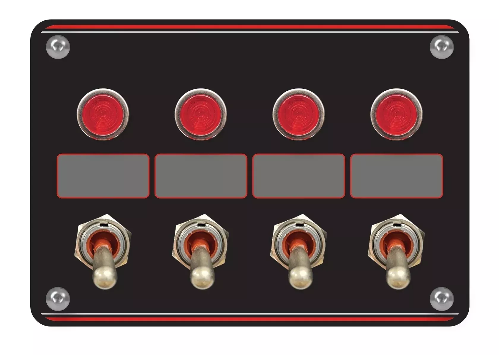Longacre - Accessory Panel Black Switch w/Pilot Light