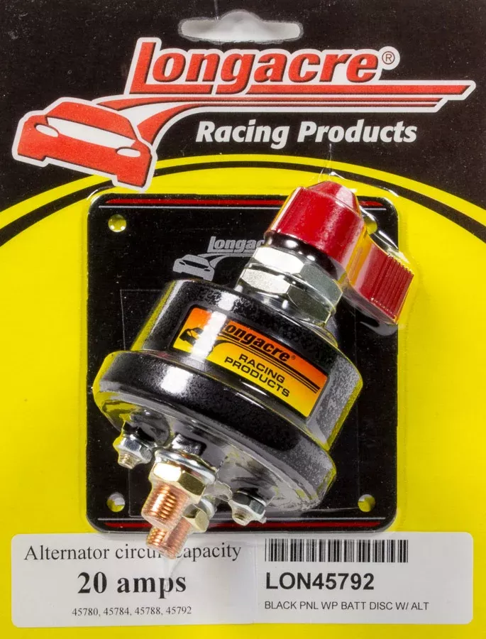 Longacre - Battery Disc. Switch HD 4 Post Weatherproof