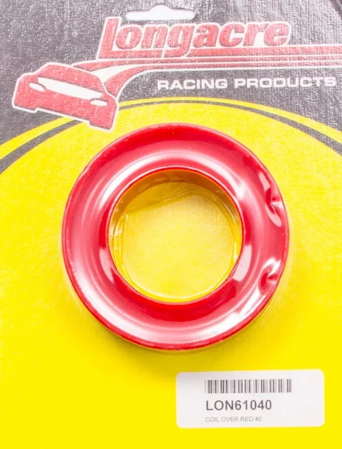 Longacre - Coil Over Spring Rubber Red 40