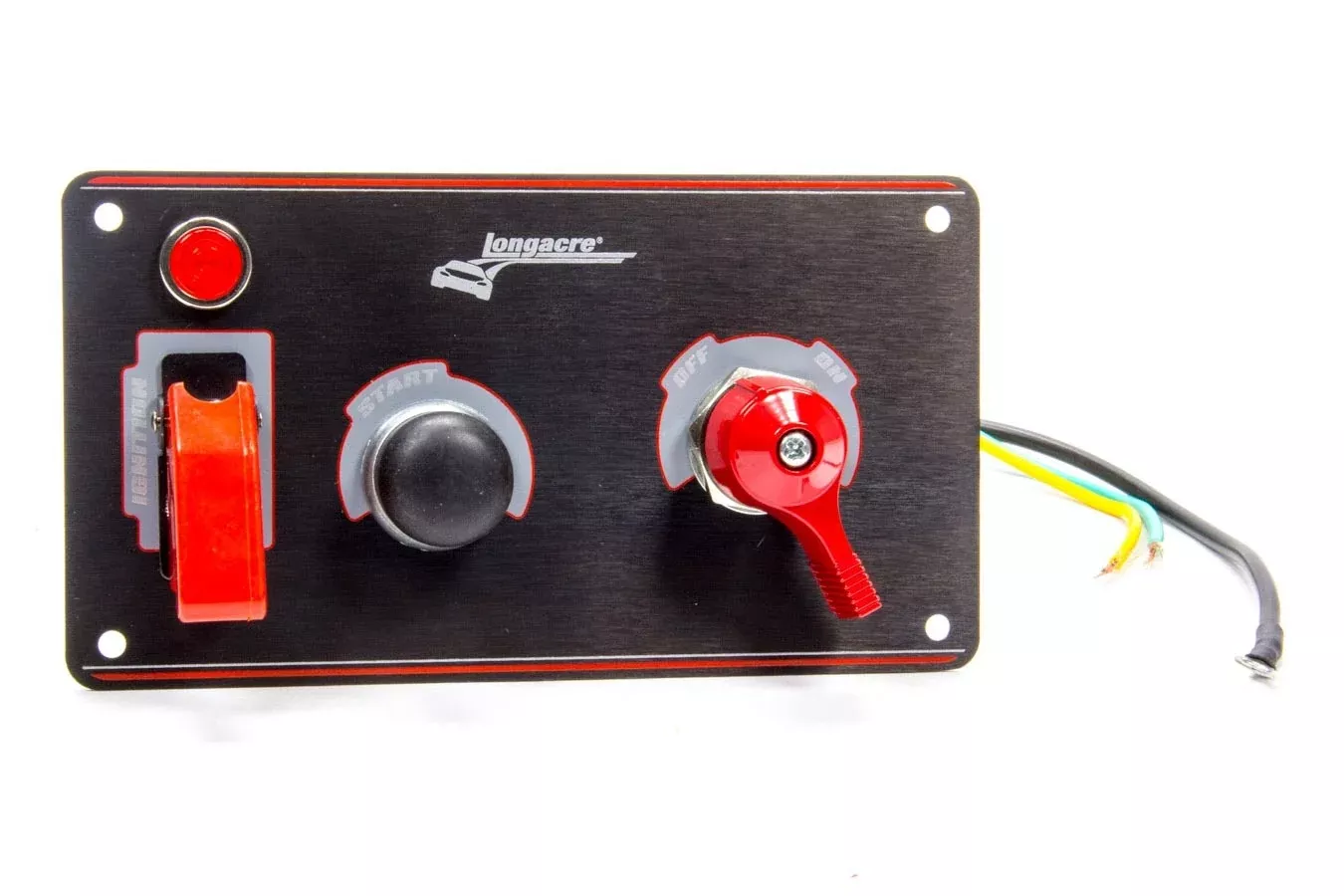 Longacre - Ignition Panel Black w/Batt Disconnect