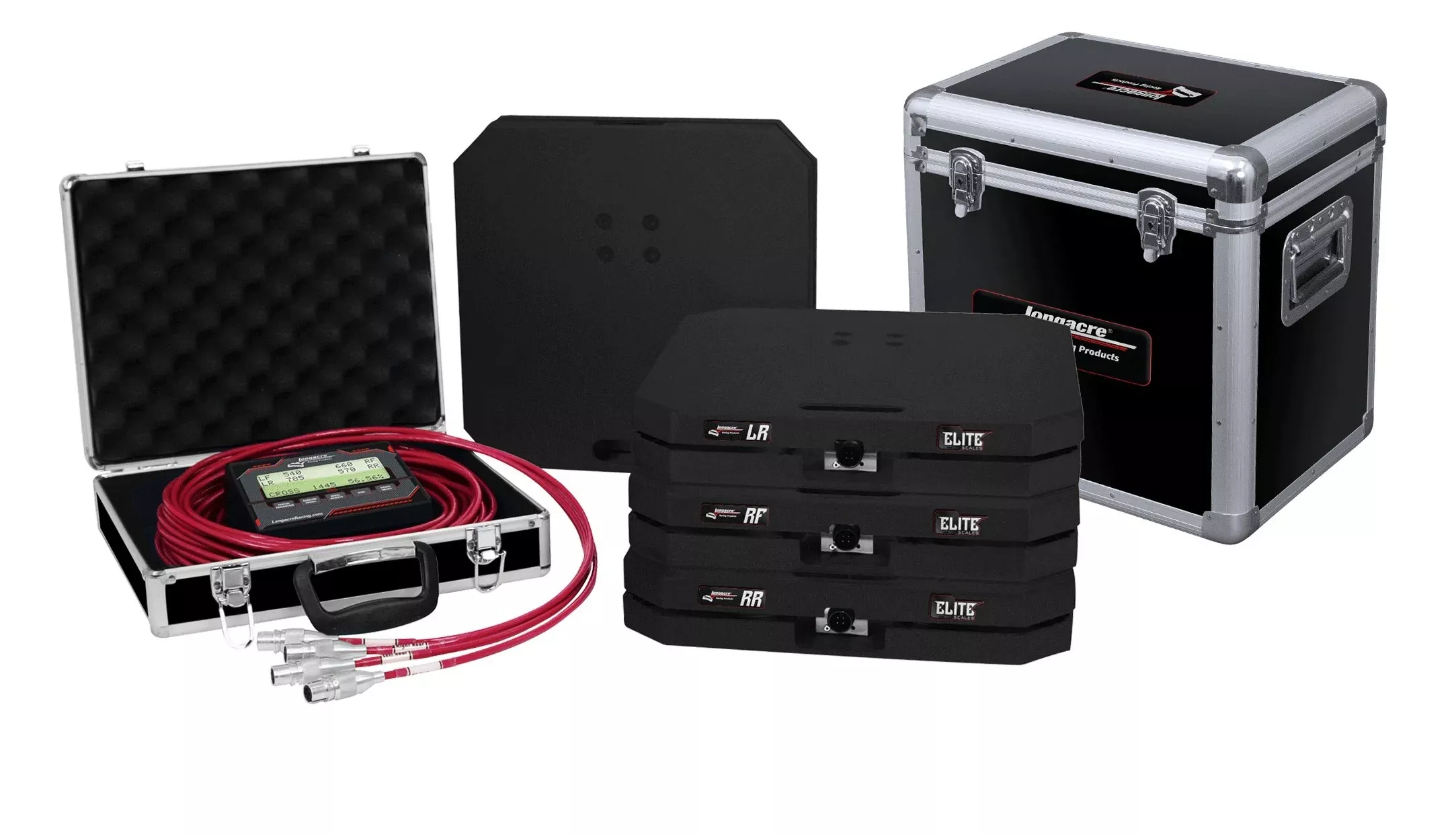 Longacre - Scale Set Elite Wired 15in Pads 1500lbs