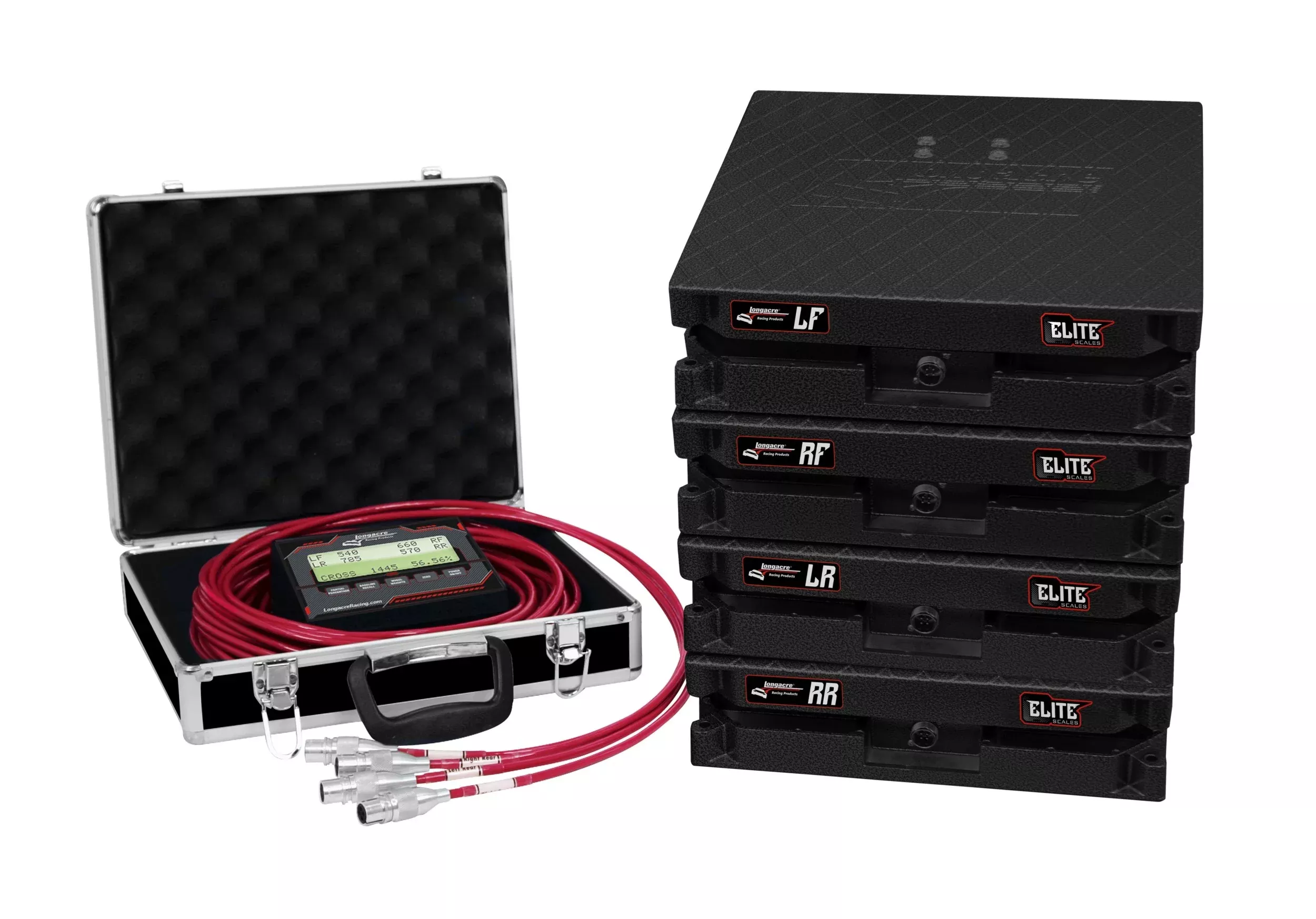 Longacre - Scale Set Elite Wired 15in Pads 3500lbs