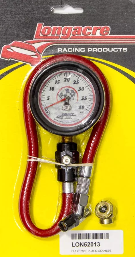 Longacre - Tire Gauge 0-40PSI 2.5in GID Deluxe