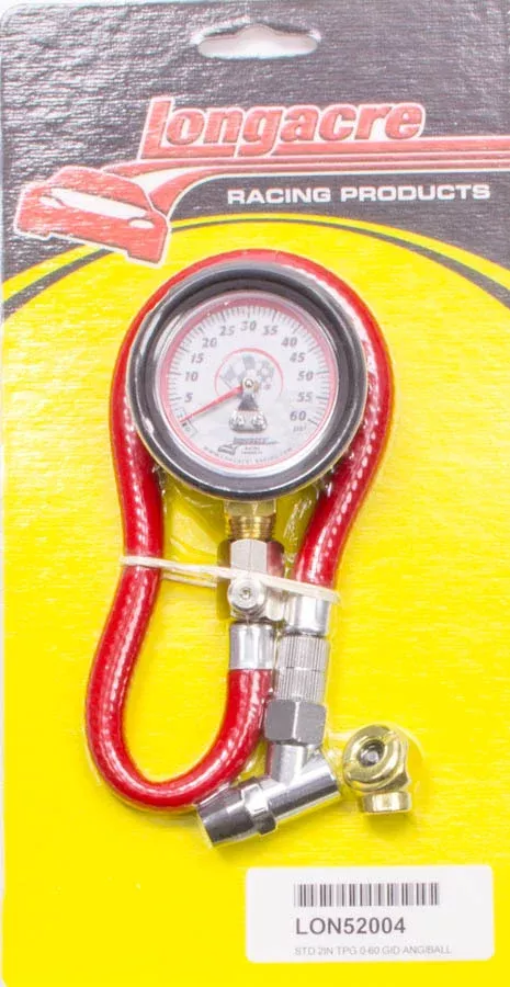 Longacre - Tire Gauge 0-60PSI 2in GID