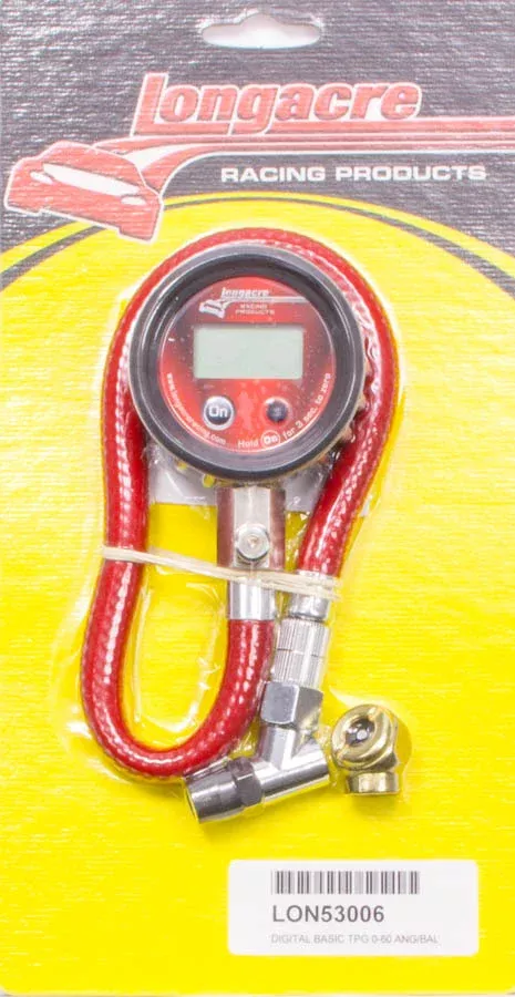 Longacre - Tire Gauge Digital 0-60 PSI Basic