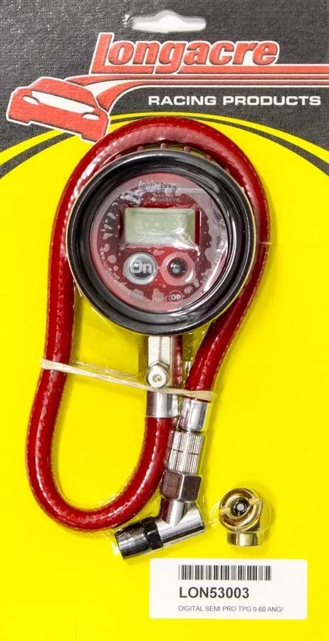 Longacre - Tire Gauge Digital 0-60 PSI Semi-Pro