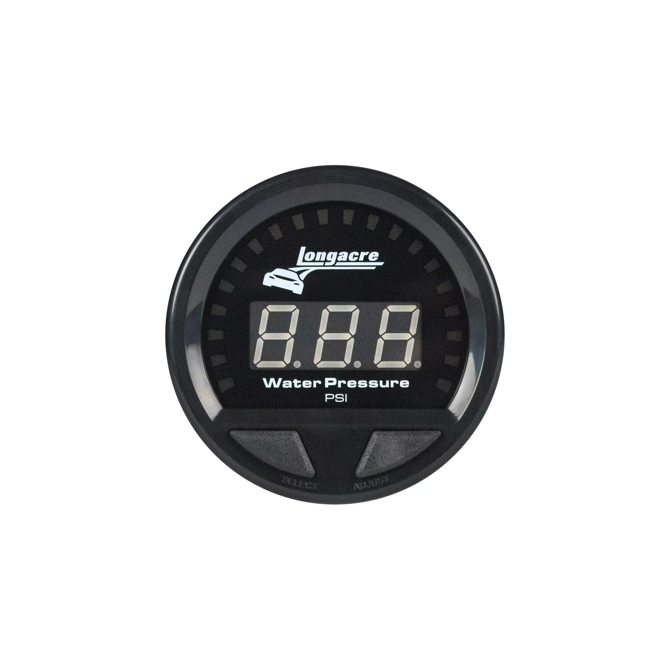 Longacre - Waterproof LED Water Pressure Gauge 0-60psi