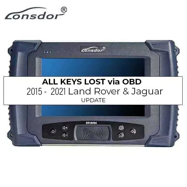 Lonsdor K518 USA - 2015-2021 Land Rover & Jaguar -All Keys Lost via OBD - ( machine sold separately )