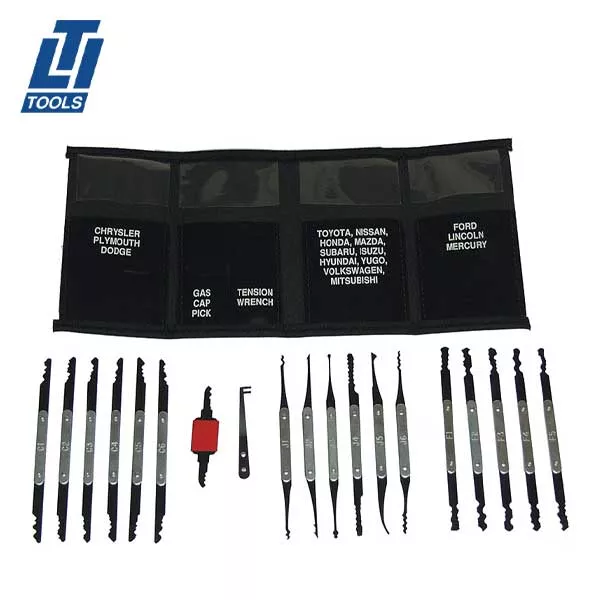 LTI Tools - LTI-340 - Master Lock Pick Set - 17 Pieces