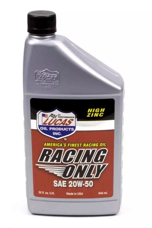 Lucas Oil Products - 20w50 Racing Oil 1 Quart Semi-Synthetic