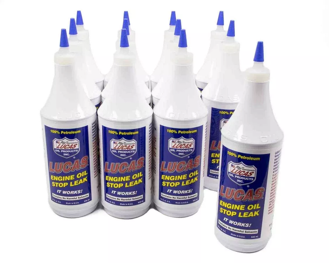 Lucas Oil Products - Engine Oil Stop Leak 12x1 Quart