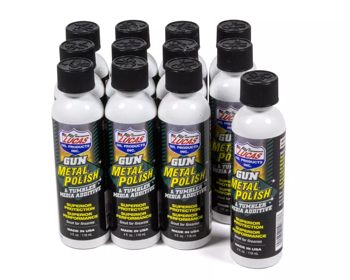 Lucas Oil Products - Gun Metal Polish Case 12 x 4 Ounce