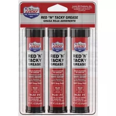 Lucas Oil Products - Red N Tacky Grease Case 10 x (3x3oz)