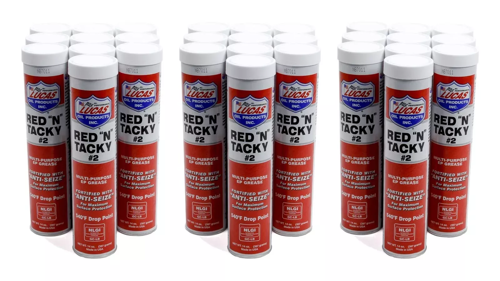 Lucas Oil Products - Red-N-Tacky Grease Case/30-14oz Tube