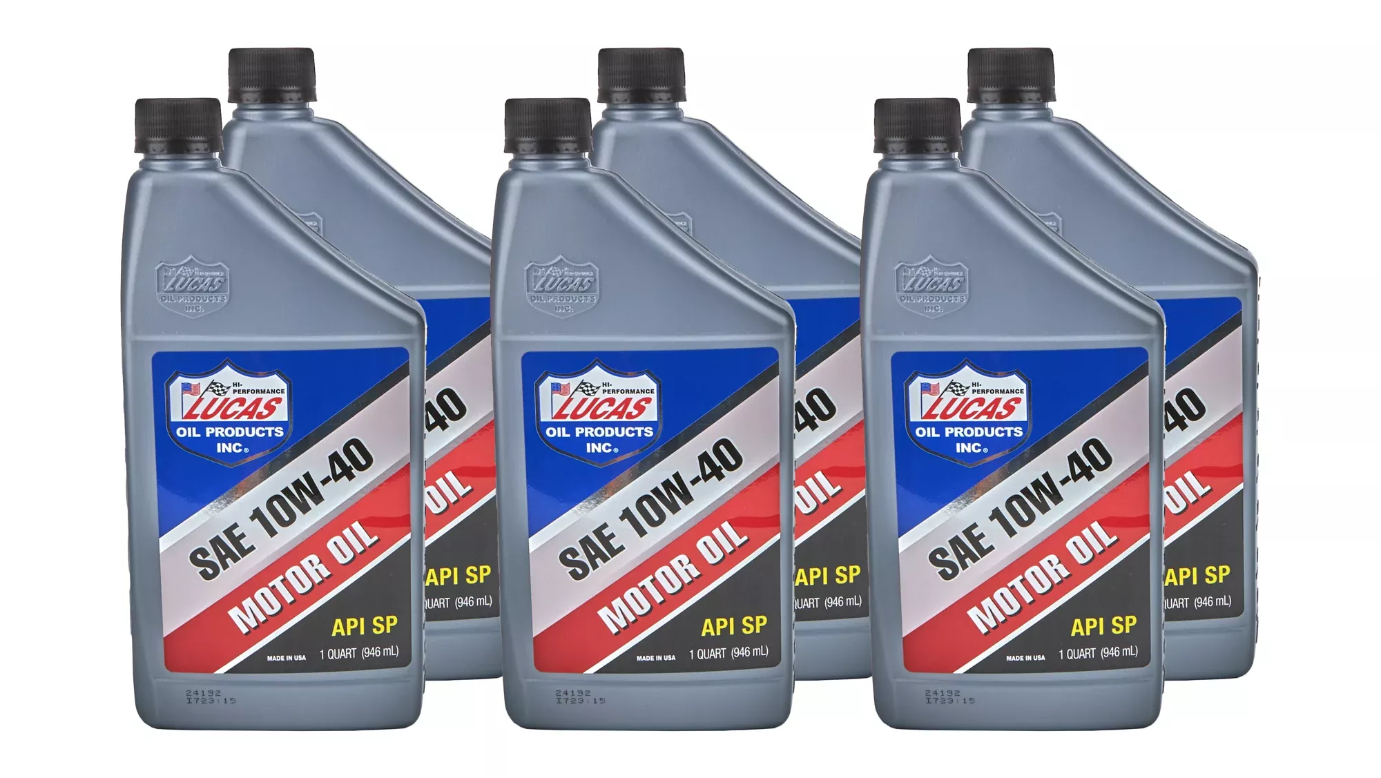 Lucas Oil Products - SAE 10W40 Motor Oil 6x1 Quart