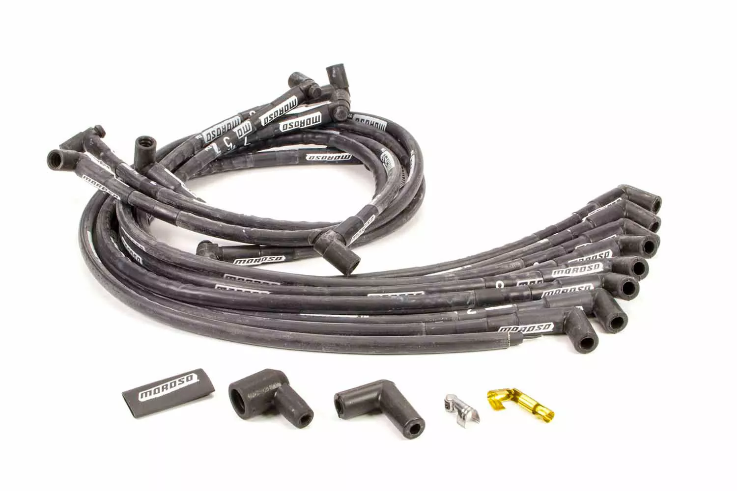 Mag-Tune Plug Wire Set SBC HEI 90-Deg Sleeved