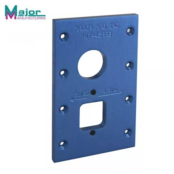 Major Mfg - HIT-45AR3 - Cylinder And Indicator Holes Template for Adams Rite Locks and Latches