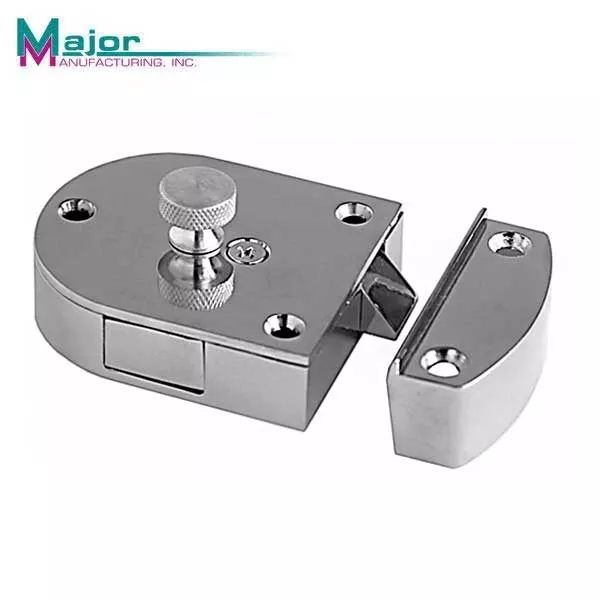 Major Mfg - S200-SPA - Secret Gate Latch - Plated Chrome Finish