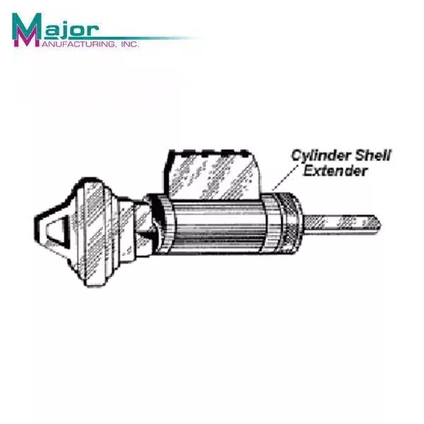 Major Mfg - SCA-10 - Cylinder Shell Extender for Schlage
