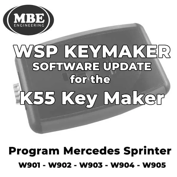 MBE - WSP Software Update for the KR55 Key Maker - W901-W905Mercedes Sprinter Update