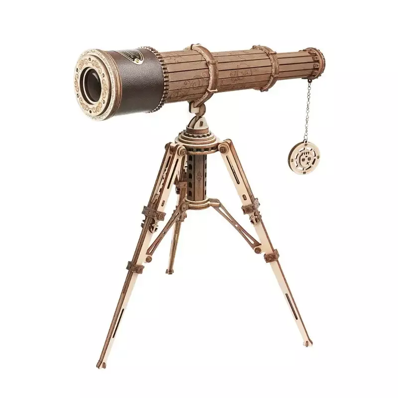 Mechanical Wood Models; Monocular Telescope