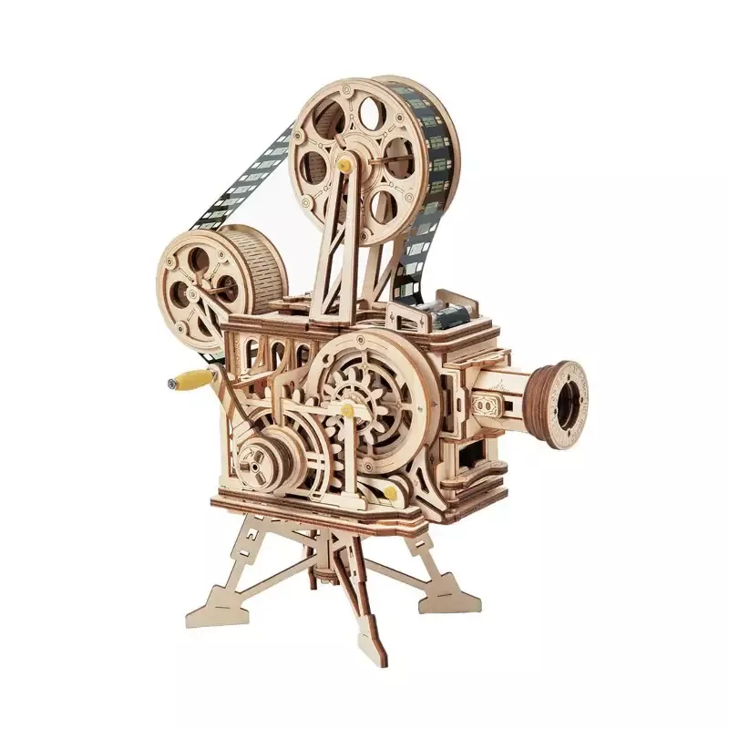Mechanical Wood Models; Vitascope – working projector, hand-crank generator