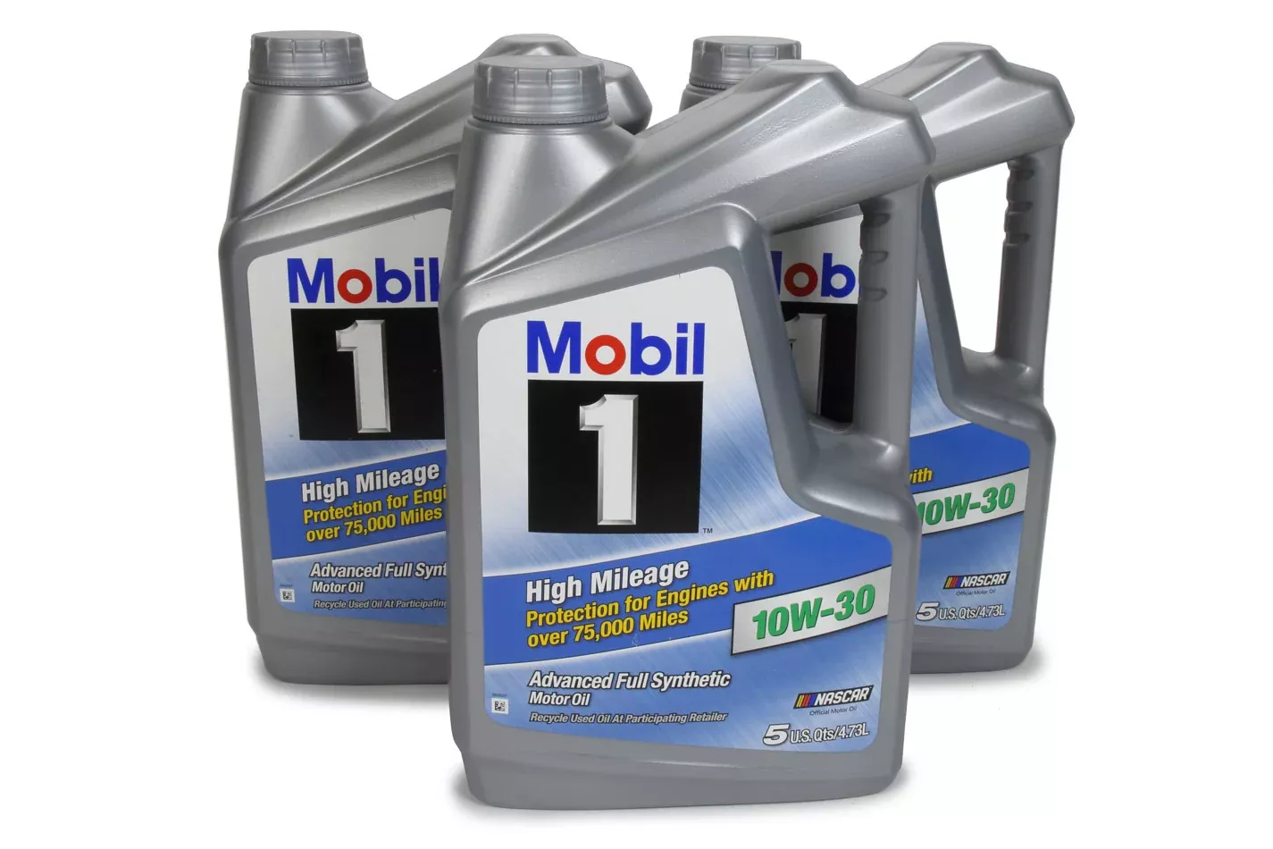 Mobil 1 - 10w30 High Mileage Oil Case 3x5 Qt Bottles