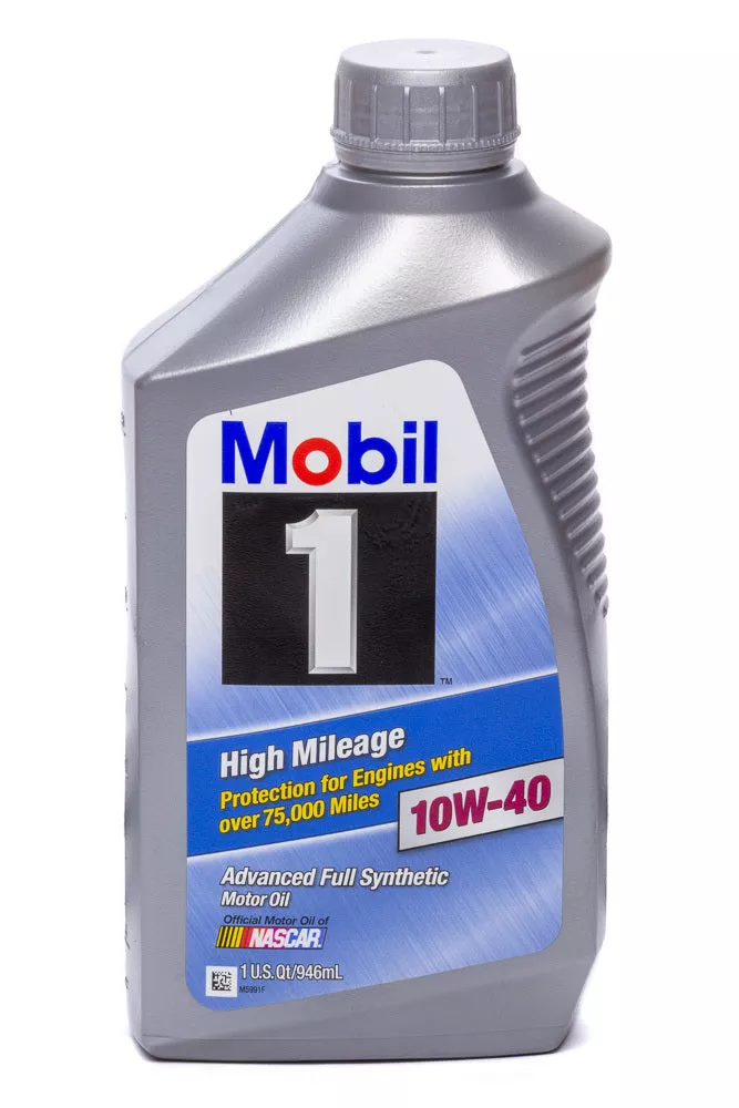 Mobil 1 - 10w40 High Mileage Oil 1 Qt