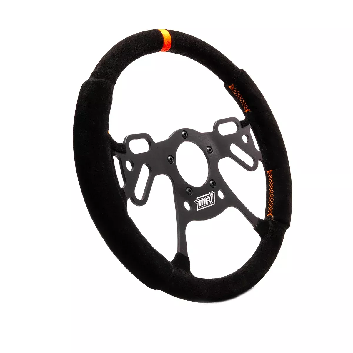 MPI - Drag Steering Wheel 12in Suede Pad Switch Holes