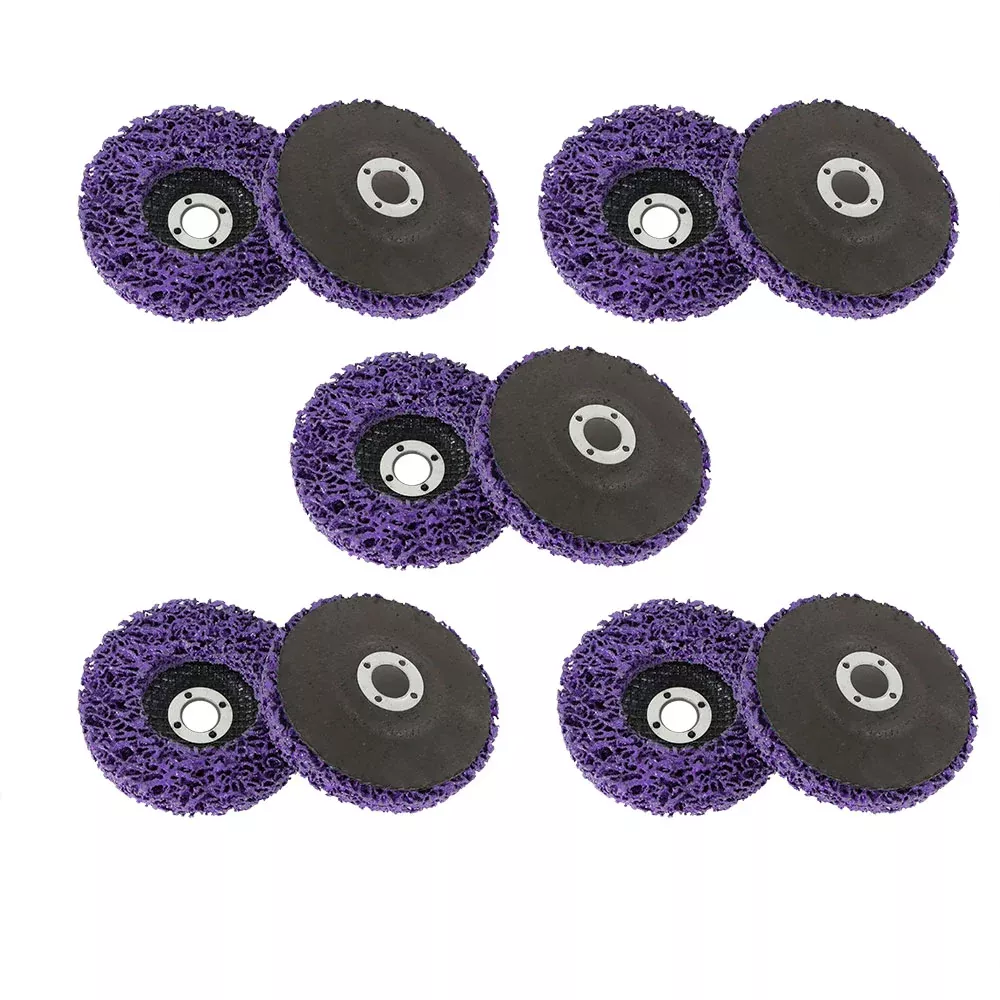 New 4" x 5/8" Strip Paint Removal Discs Stripping Wheel For Angle Grinders 10Pcs