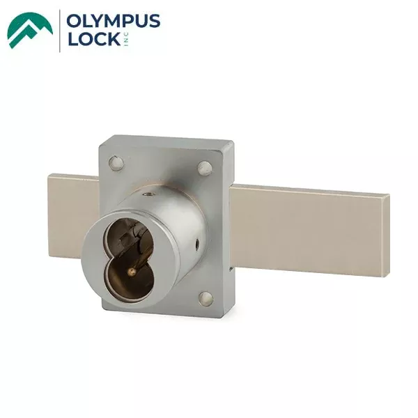Olympus - 721DR - IC Core Deadbolt Cabinet Door Lock - BEST SFIC - Optional Cylinder Length - Satin Chrome - Optional Key Retaining - Optional High Security - Grade 1
