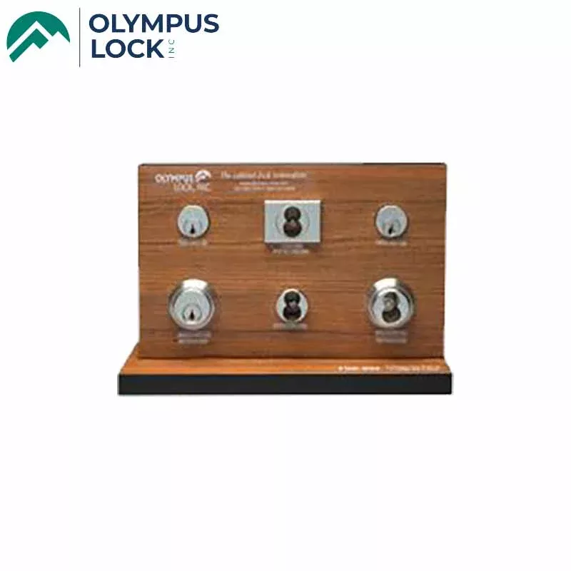 Olympus Lock - Display Board - Large Pin Locks