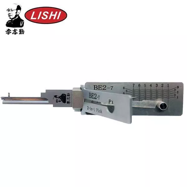 Original Lishi - BE2 BEST A / 7-Pin / 2-in1 Residential Tool