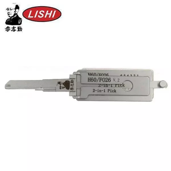 ORIGINAL LISHI - H60 FO26 Ford 1990 / 10 Cut / 2-in-1 Pick & Decoder / AG