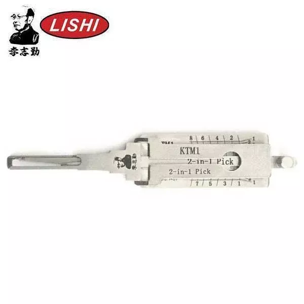 ORIGINAL LISHI - KTM1 KTM Yamaha Motor Bikes / 2-in-1 Pick & Decoder / AG