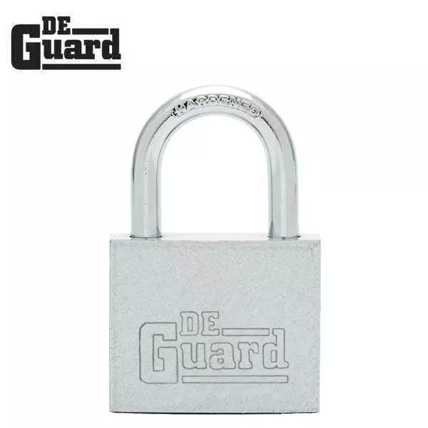 Premium - Nickel Plated Padlock - KW1 Keyway - Short Shackle 1" - Keyed Different