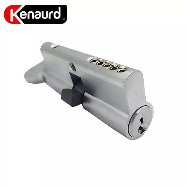 Profile Cylinder – Single Sided – Thumb Turn – 26D – Satin Chrome - (SC1 / KW1)(90.24mm)