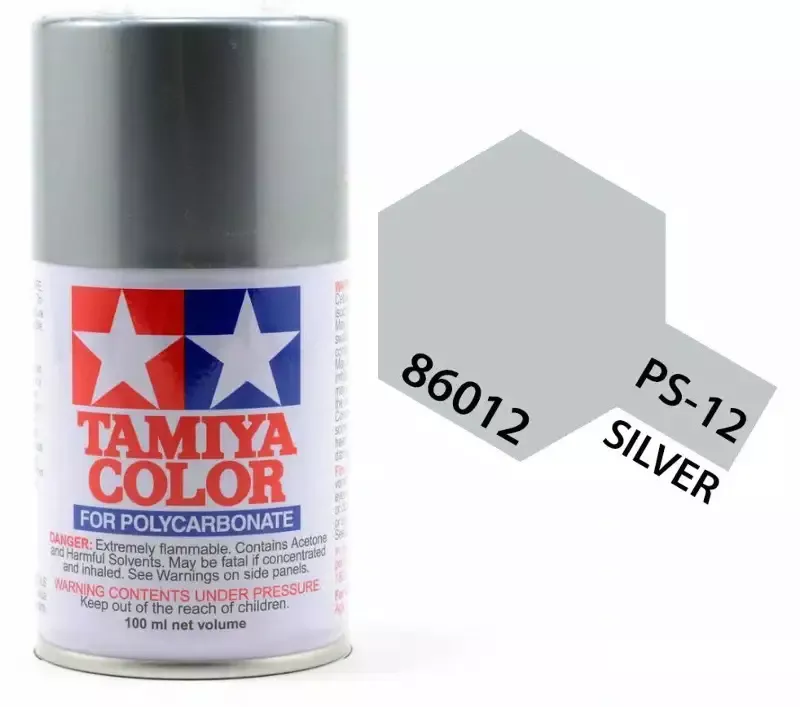 PS-12 Silver Paint, 100ml Spray Can