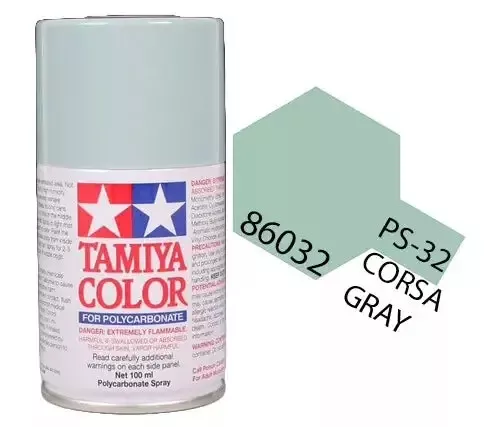 PS-32 Corsa Gray Paint, 100ml Spray Can