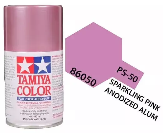 PS-50 Sparkling Pink-Anodized Aluminum Paint, 100ml Spray Can
