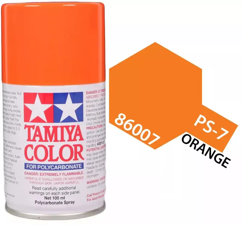 PS-7 Orange Paint, 100ml Spray Can