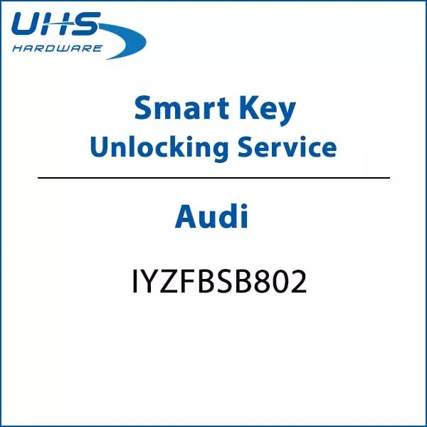 REMOTE KEY UNLOCKING SERVICE - Audi Smart Keys - FCC ID: IYZFBSB802
