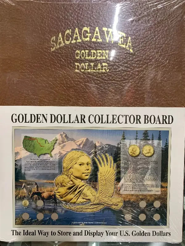 Sacagawea Dollar Collector Board 20002009 (15″ x 23″) (D)