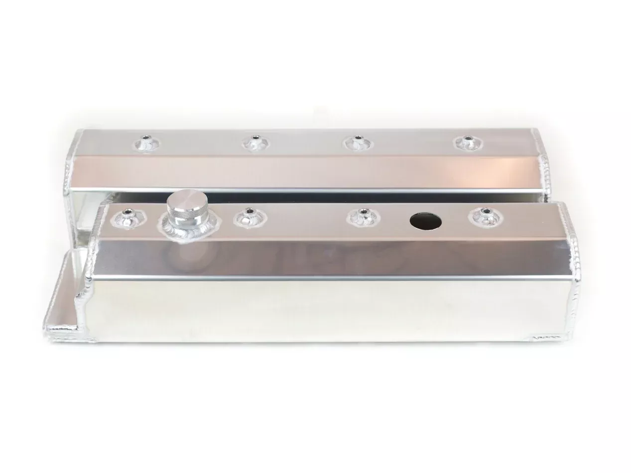 SBC Fabricated Aluminum Valve Covers