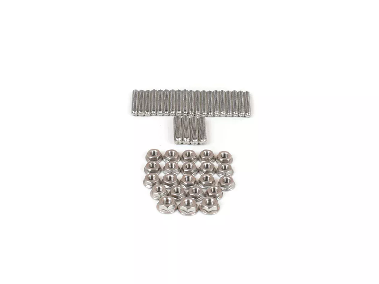 SBF Oil Pan Stud Kit Stainless 6pt