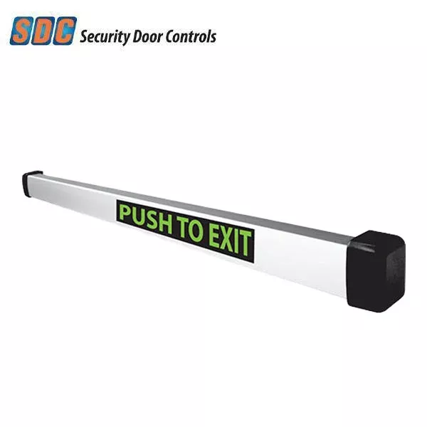 SDC - MSB550W-2VW - Outdoor Mechanical Switch Bar Exit Device - 36" - Weather Sealed - Heavy Duty - 628 - Aluminum Clear Anodized