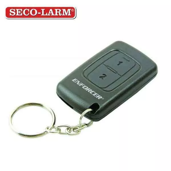 Seco-Larm - 315MHz Pendant RF Transmitter with 2 Button - 3 Channel - Pre-coded.
